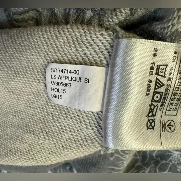 Banana Republic women’s grey and white pullover sweatshirt crewneck size small - Picture 9 of 12